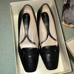 Naturalizer Black Leather Heels